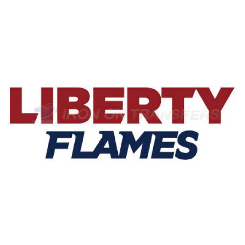 Liberty Flames Logo T-shirts Iron On Transfers N4788 - Click Image to Close